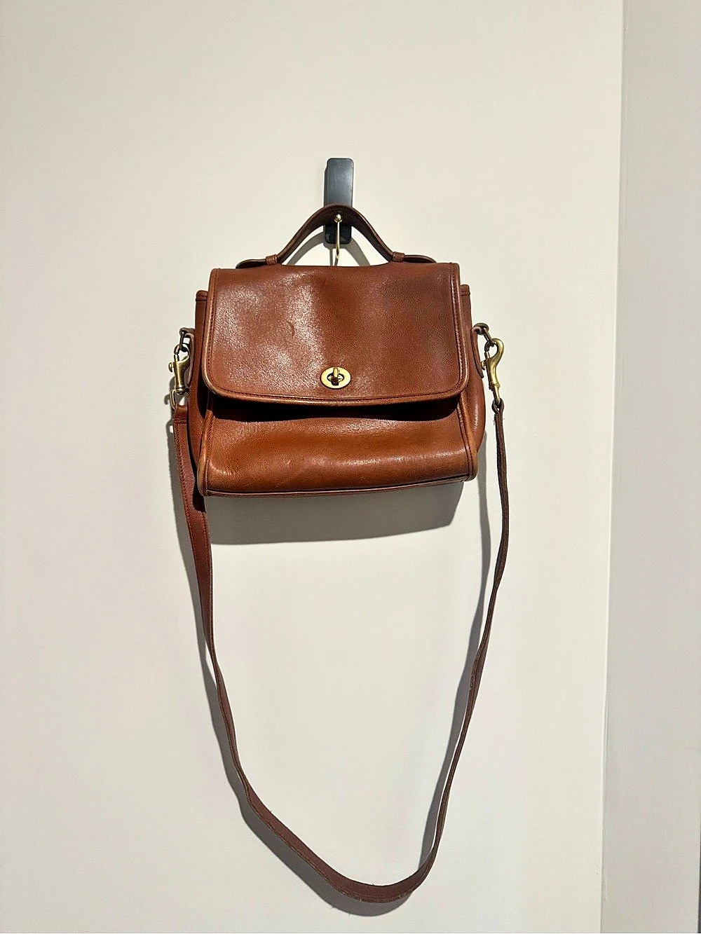 Coach Brown Leather Shoulder Bag